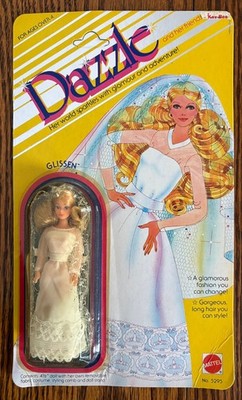 VTG 1981 DAZZLE Doll Mattel GLISSEN Wedding Dress Bridal Bride #5295 New