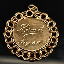 Actress Patricia Marand 14K Gold KISMET Marsinah Broadway Play Charm