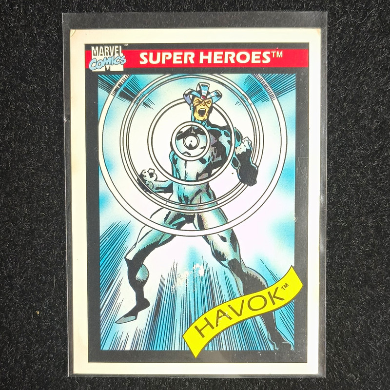 Impel 1990 Marvel Comics Super Heroes Base Set #35 Havok Non-Sport Trading Card