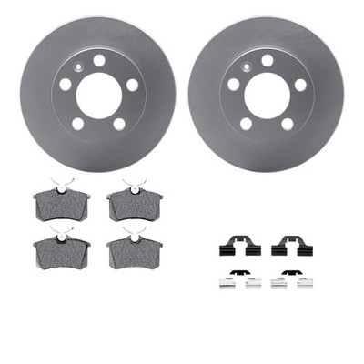 For Volkswagen Jetta 99-15 R1 Concepts Rear Brake Kit w Euro Ceramic Pads