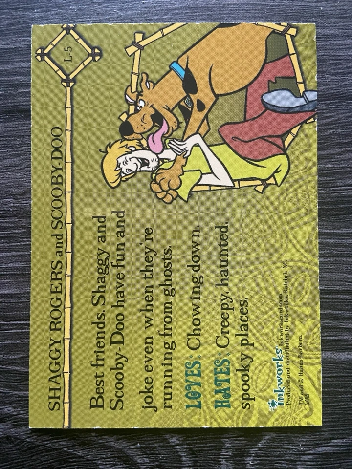 2002 Inkworks Scooby Doo Movie 1 Trading Card 6-Lenticular Chase Card L-5 - Image 2 of 2