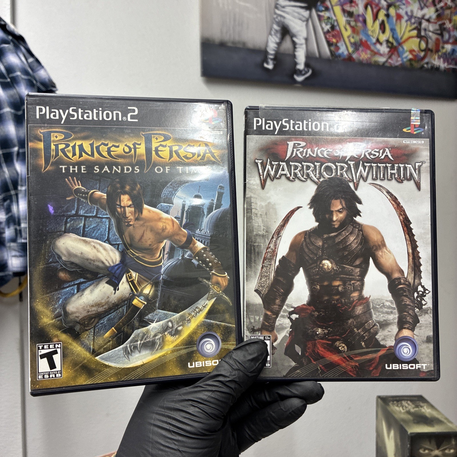 Playstation 2 Prince of Persia - The Sands of Time & Warrior Within with Manuel