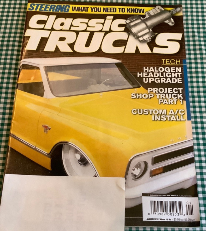 January 2010 Classic Truck magazine orig. $5.99