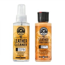 Leather Cleaner and Conditioner Kit 2 Bottles 4 oz Each, Car Cleaner and Con...