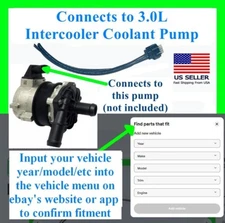 fits GM 3.0L Chevy Intercooler Coolant Water Pump Connector Plug Wiring Harness