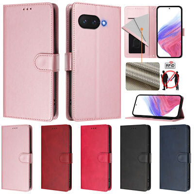 For Google Pixel 9 Pro XL/9A/8 Pro/7 Magnetic PU Leather Wallet Card Flip Cover 