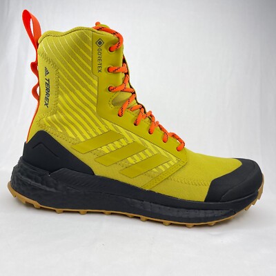 Adidas Terrex Free Hiker XPL GTX Pulse Olive Orange Mens 6.5 Wmns