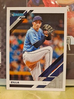 Blake Snell 2019 Panini Donruss Variation Nickname ''Zilla'' #181 Tampa Bay Rays 