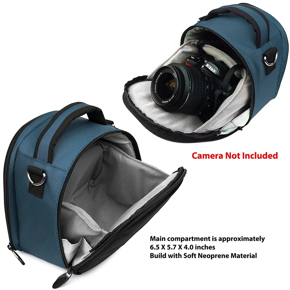 Navy Blue Camera Bag For Sony Alpha 9 II / Alpha 7R IV / Alpha 9 / Alpha 7R III - Image 3 of 4