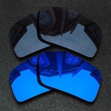 US Black Deep Blue Polarized Replacement Lenses For-Oakley DOUBLE EDGE
