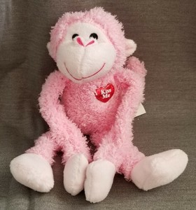 pink monkey teddy
