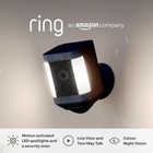 Ring Spotlight Cam Plus Battery | Wireless Outdoor Security Camera Black