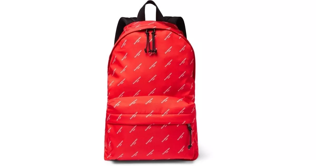 Balenciaga sales backpack red