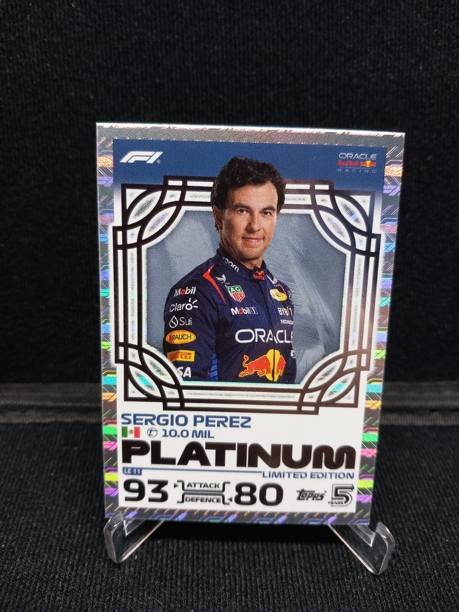 Topps Turbo Attax F1 2024 Sergio Perez PLatinum Limited