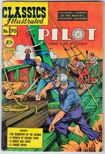 Classics Illustrated #070 - The Pilot - 1st Ed! HRN 71 Comic 1950 VGF