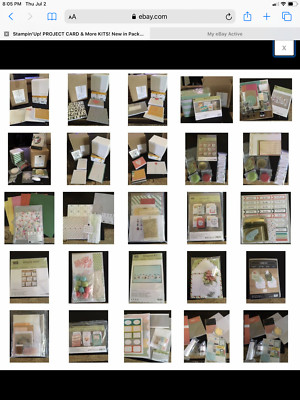 Stampin Up! Retired PROJECT CARD & MORE KITS, NEW in Pack, Choice