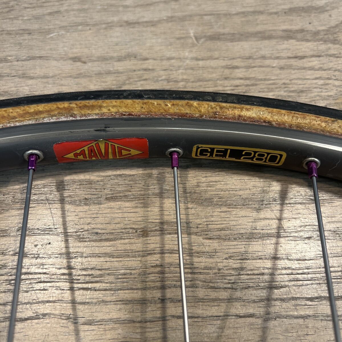 Gipiemme Special Mavic Gel 280 Tubular Road Bike Wheel 32h Gipiemme Special Mavic Gel 280 Tubular Road Bike Wheel 32h