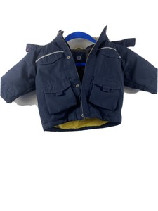 Baby Gap Menino Azul Marinho Para Baixo acolchoada Casaco Com Capuz 12-18 Meses | eBay