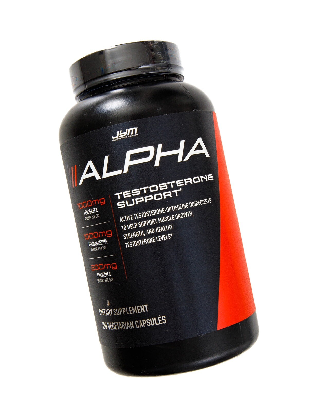 JYM Alpha Dietary Supplement 180 Count Testosterone Booster Muscle