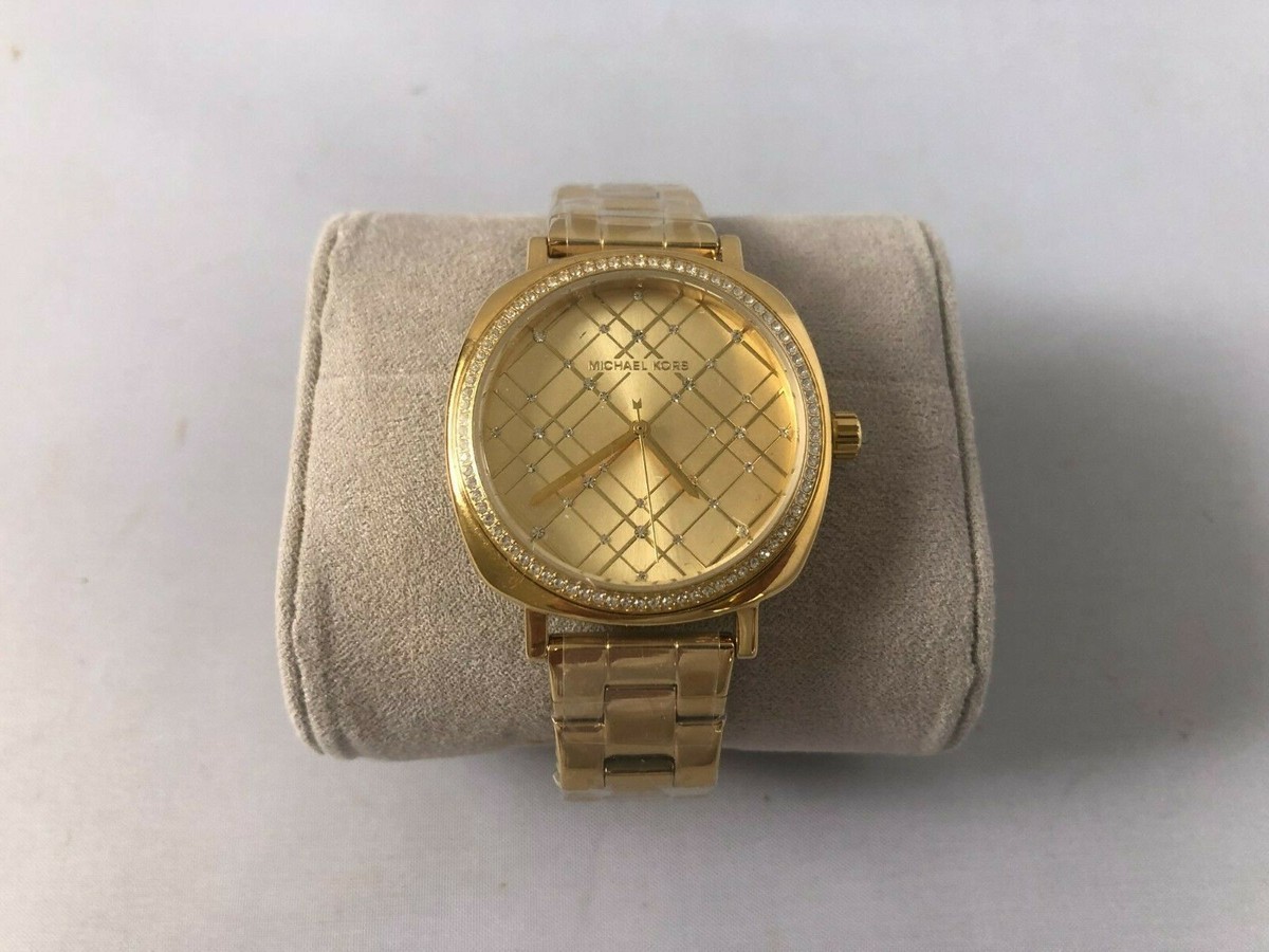 Michael Kors 38x44 mm Ladies Nia Gold-Tone Watch - MK3989 MSRP