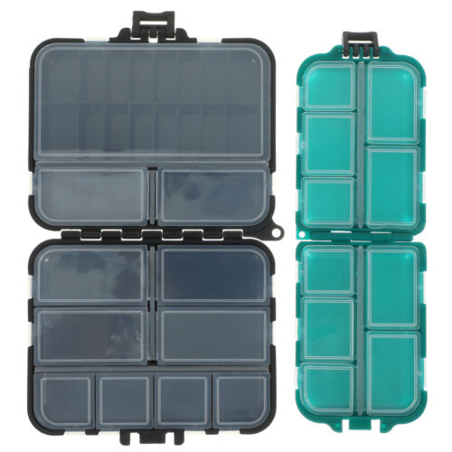 2Pcs Tackle Storage Tackle Box Tackle Box Organizer for Tackle Fishing Outdoor - Afbeelding 1 van 12