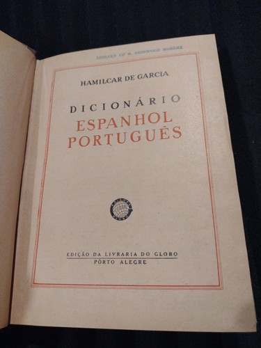 Dicionario Espanol-portugues by Hamilcar De Garcia (1943) 1st Edition - Picture 4 of 12