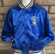 VINTAGE KING LOUIE PRO FIT XL JACKET Bakers LOCAL 31 Long Beach CA MADE in USA