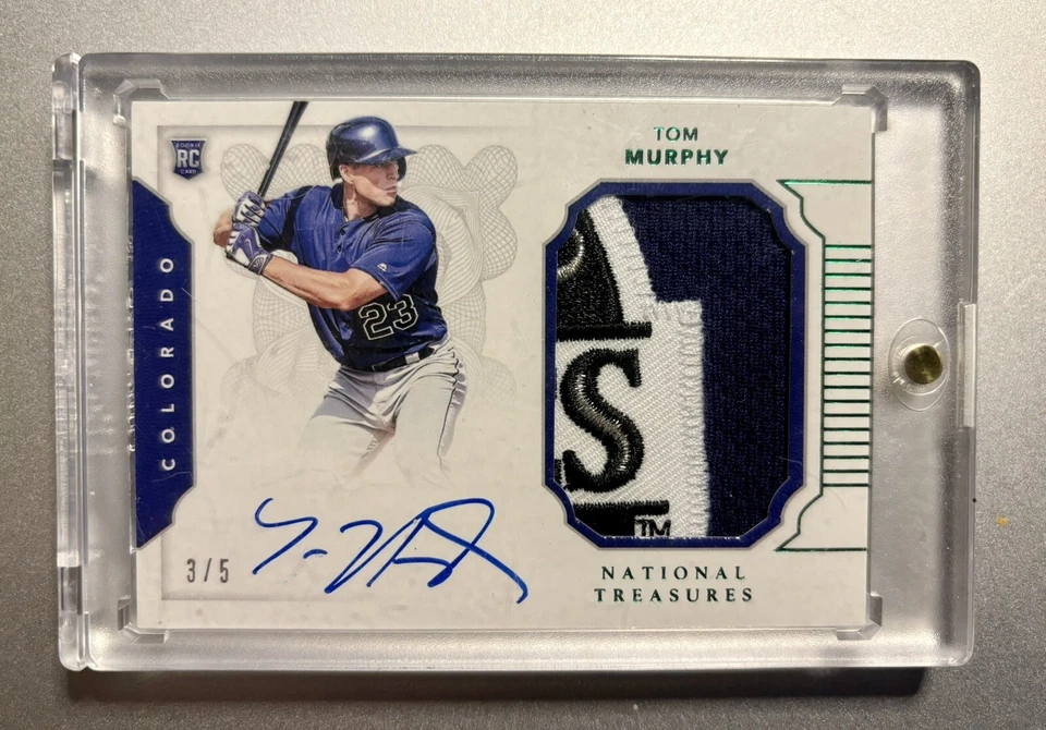 Tom Murphy **3/5** Auto Rookie 2017 Panini Immaculate Collection Rockies Foto 3 de 4