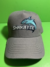 Shrkbyte Brew Brewing Co Brew With A Bite Hat Cap Advertising Gray Shark