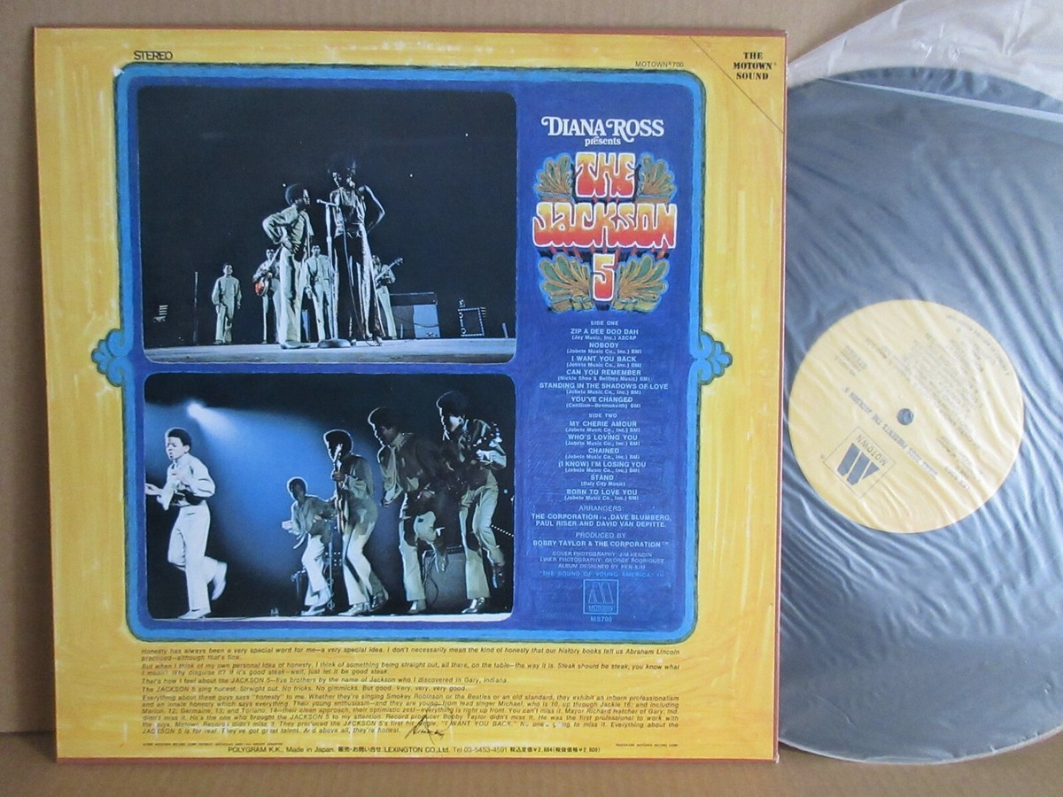THE JACKSON 5 DIANA ROSS PRESENTS / JAPAN MOTOWN | eBay