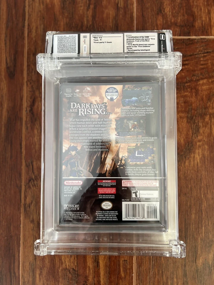 Fire Emblem Path of Radiance (Nintendo Gamecube) WATA Graded 9.4 A+ New Sealed - Image 2 of 3