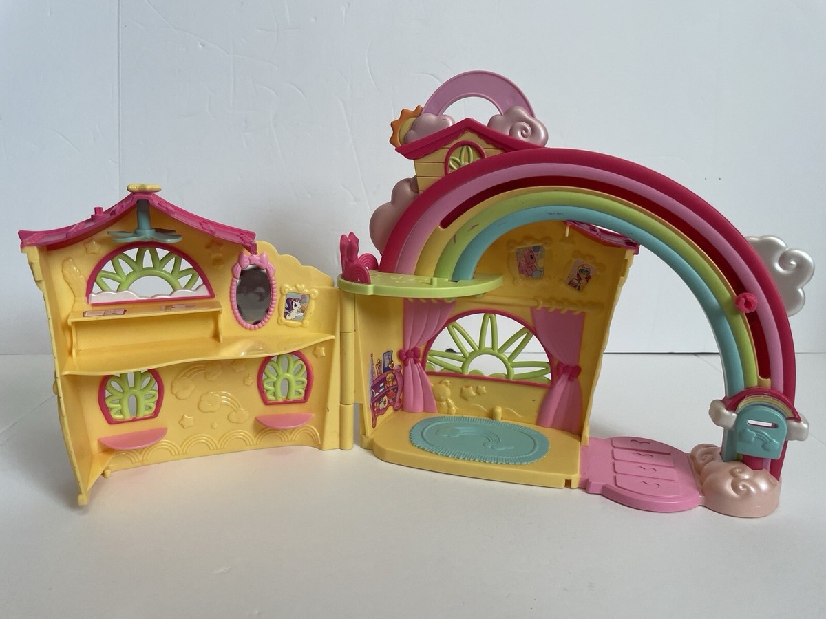 Vintage Y2K My Little Pony Ponyville Rainbow Dash Rainbow House