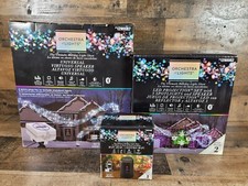 Complete Orchestra of Lights LED Projection Set with 3 Spotlights Speaker Wi-Fi