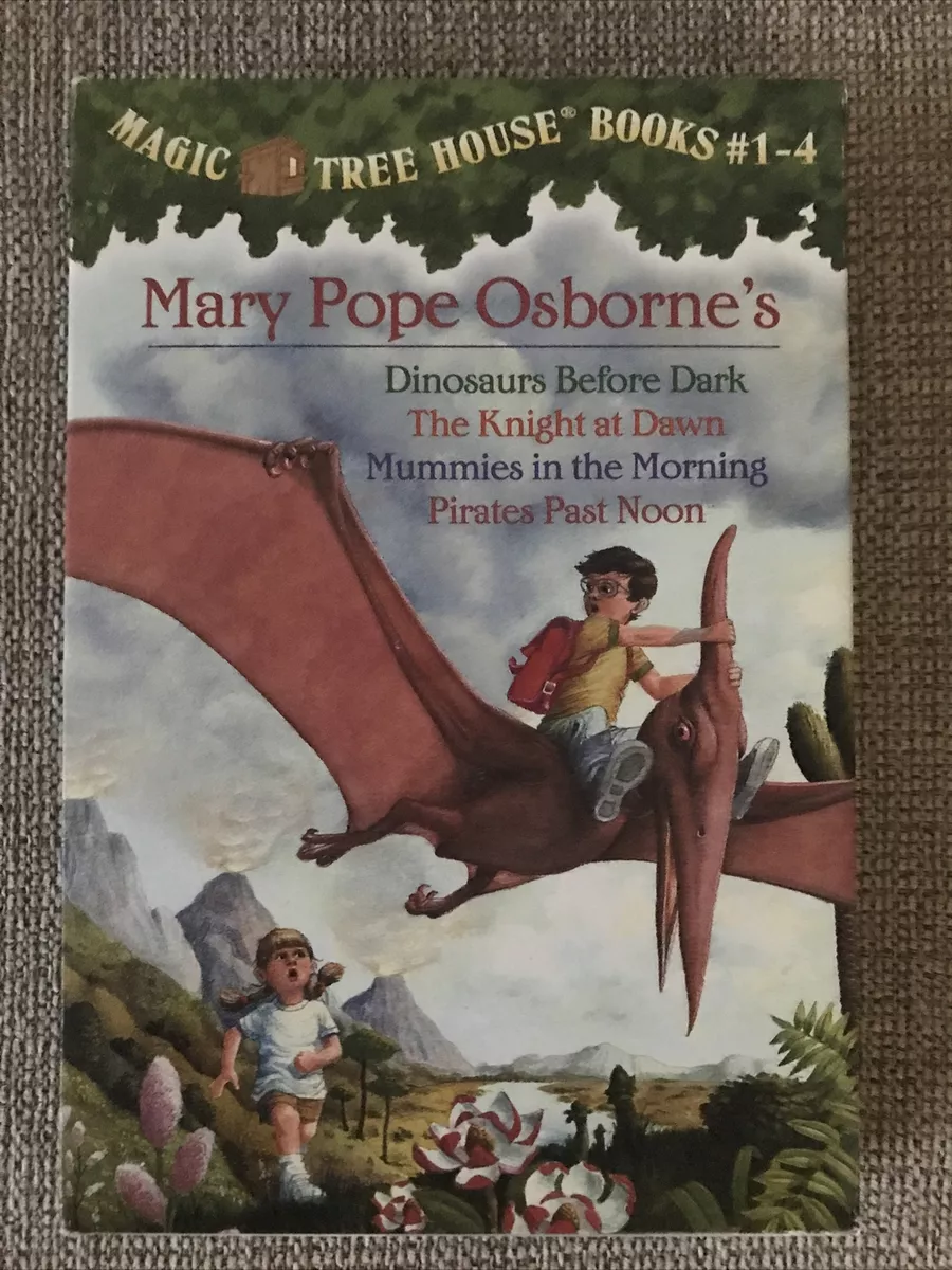 Magic Tree House #1-4 | Mary Pope Osborne | Paperback with Slip Cover Like  New