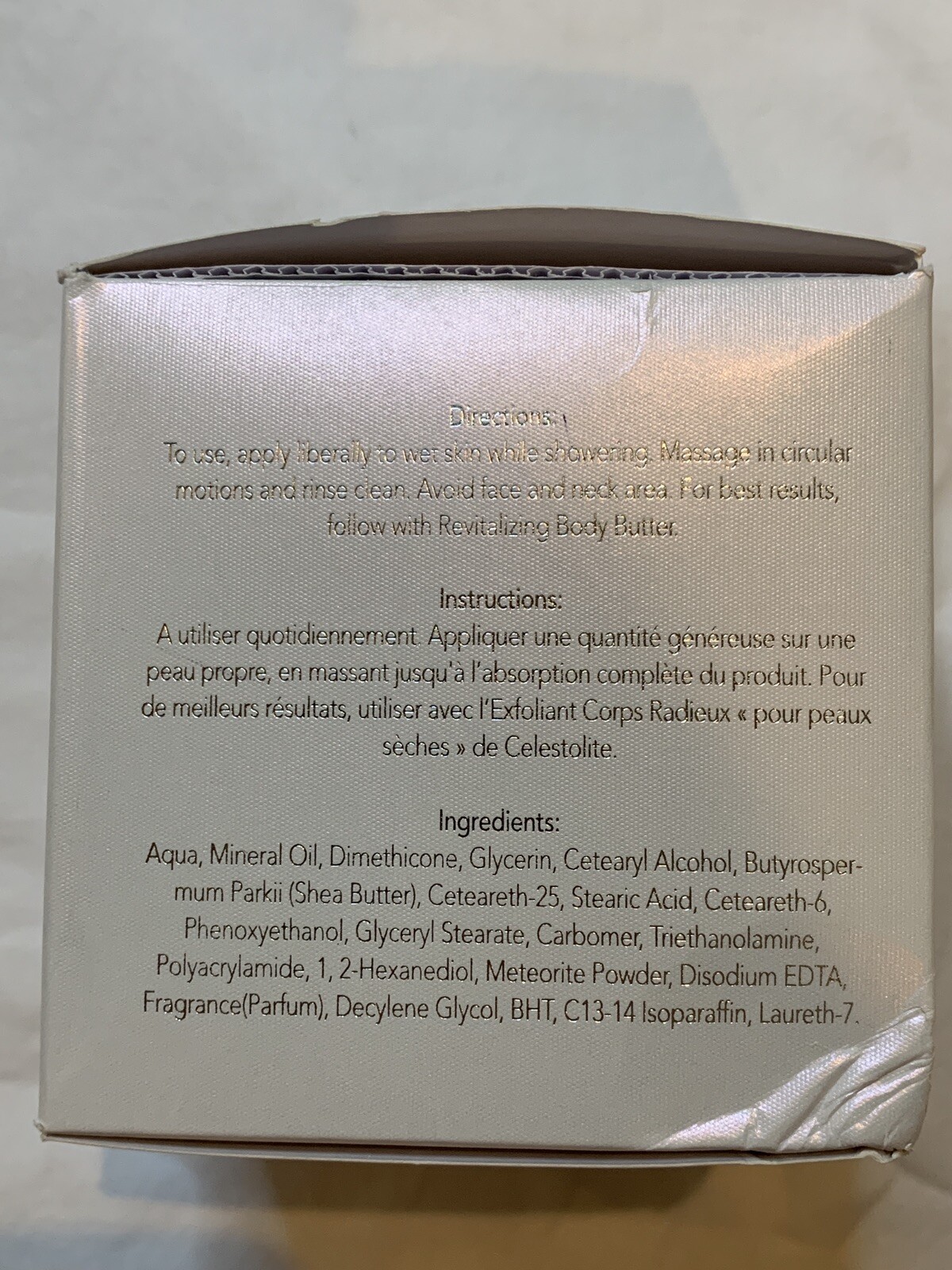 Celestolite  REVITALIZING BODY BUTTER  Firming Treatment  Skincare  8.45 Ounces