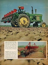 1970 Great Magazine Pic of John Deere 3010 Farm Tractor