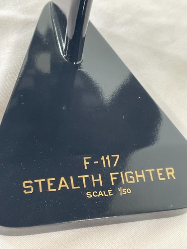 F-117 Stealth Fighter Jet Model 1/50 Scale Black Display Collectible - Picture 5 of 9