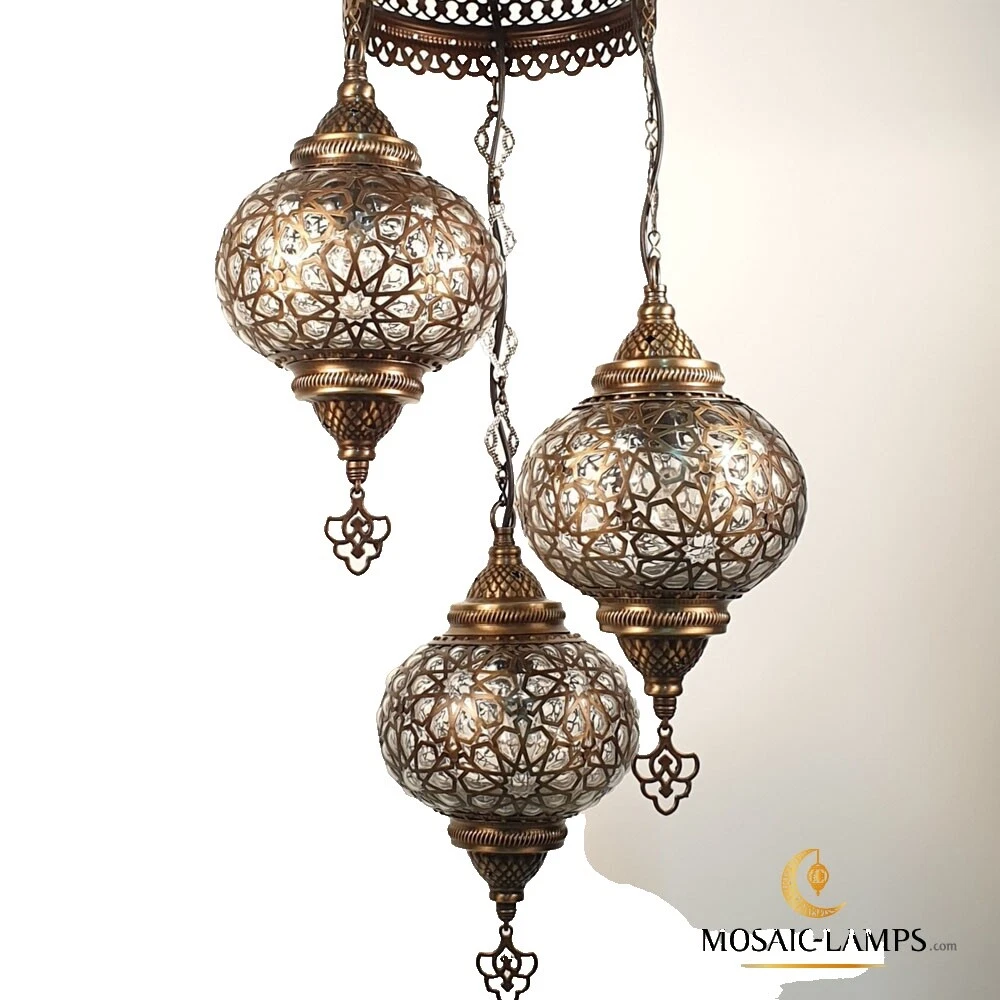 Candelabros marroquí de vidrio