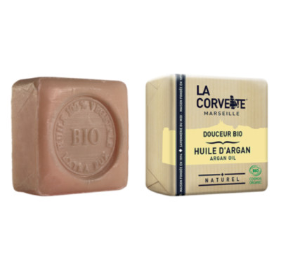 La Corvette Bio-Duftseife Arganöl mit Karamellduft französische Naturseife 100g