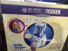 Black & Decker IC200 Artic Twister Kitchen Soft Serve Cone ICE CREAM 