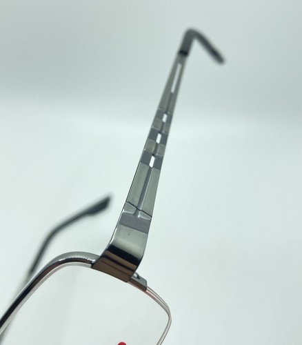New Balance NB423-2 Silver Eyeglasses Frame 50-18-135 Stainless Steel Rimless - Picture 4 of 11