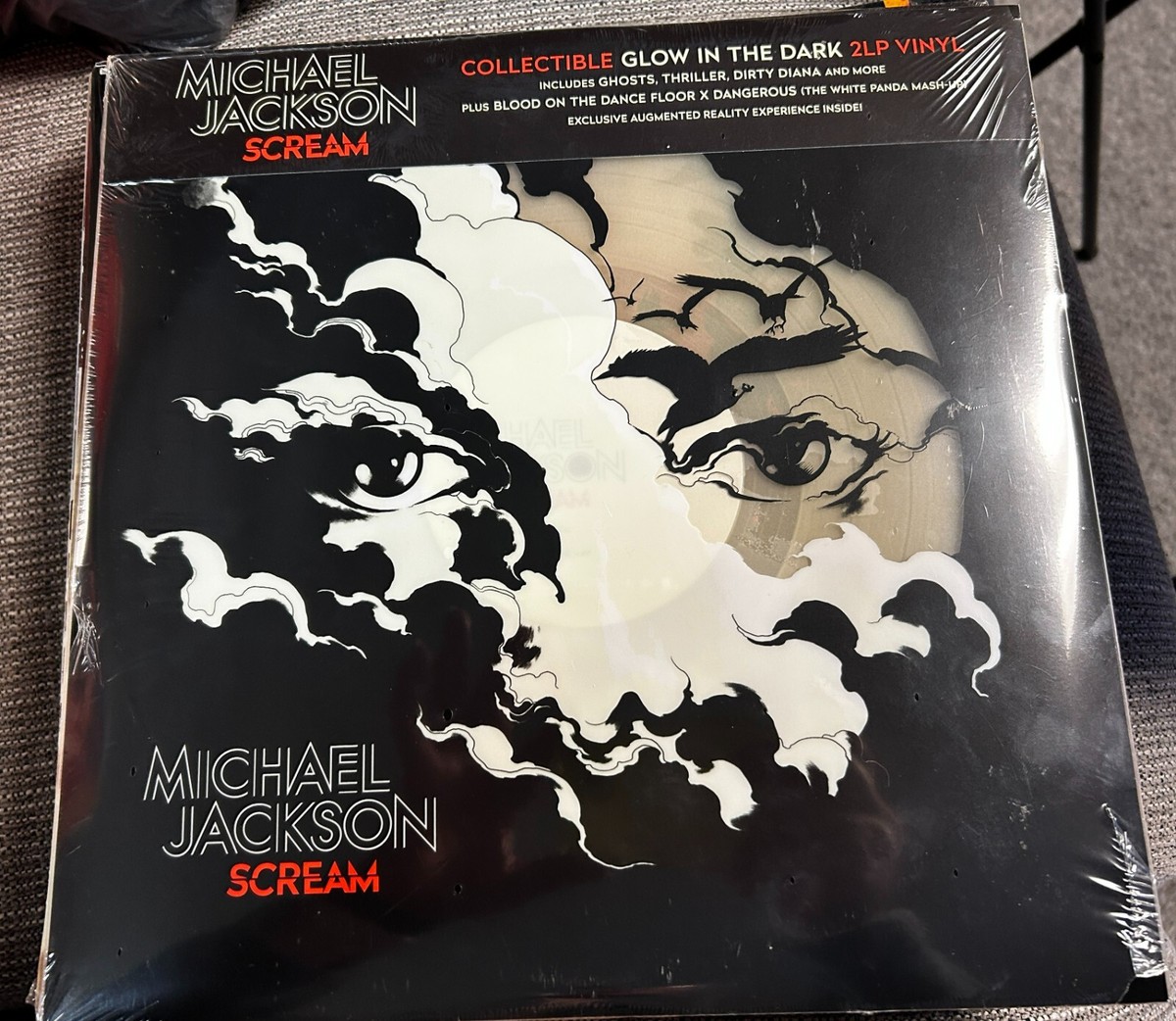 洋楽 MICHAEL JACKSON SCREAM 2LP VINYL GLOW Michael Jackson - Scream (Glow in the Dark) (2017) Sealed 2-LP