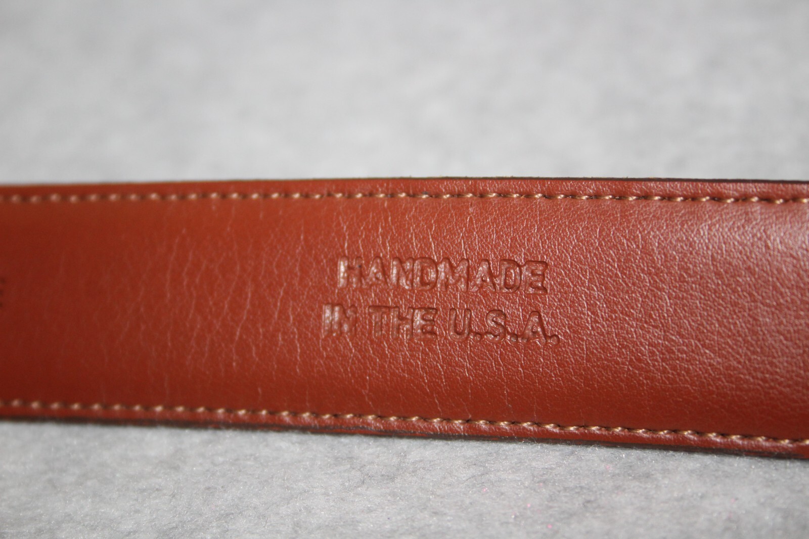 The Custom Shop 36 Handmade in SA Cobblestone Brown Woven Leather Belt