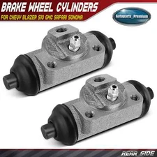 2x Rear Left & Right Drum Brake Wheel Cylinder for Chevy Blazer S10 GMC Safari