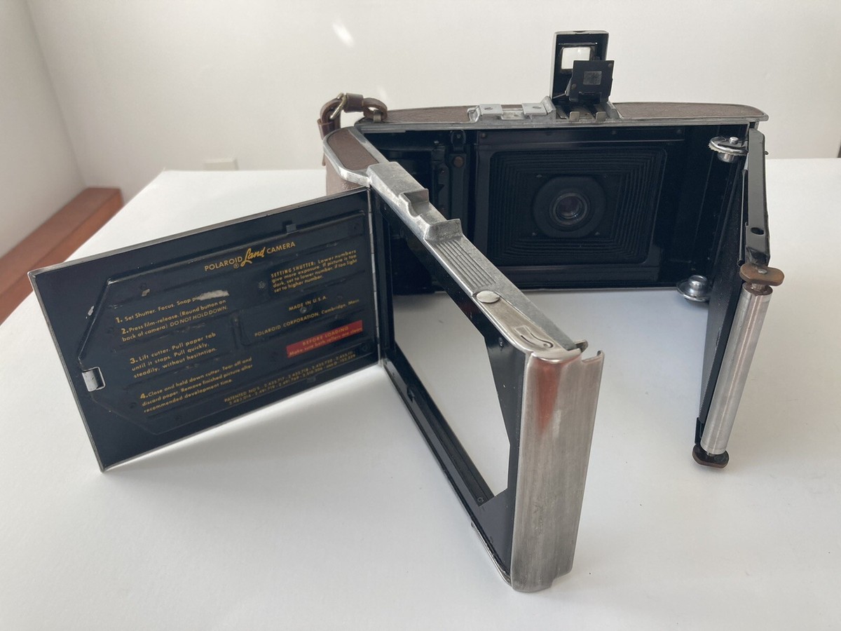 VINTAGE POLAROID MODEL 95A FOLDING FILM LAND CAMERA | eBay
