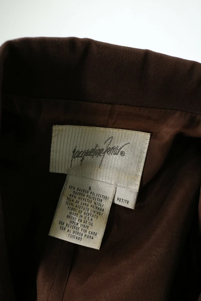 Blazer mujer Jacqueline Ferrar marrón talla 6 usado en excelente estado Foto 3 de 4