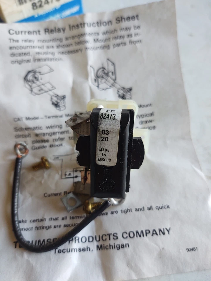 Tecumseh Products P82473 Current Relay - Image 2 of 4
