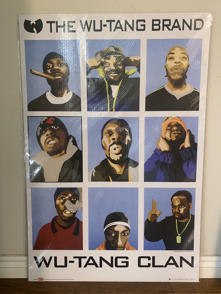 特大☆Wu Tang Clan ポスター The Wu-Tang Clan Brand Hip Hop Rapper Poster 24x36 Poster