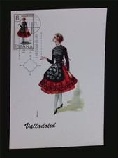 SPAIN MK 1971 COSTUME VALLADOLID COSTUMES MAXIMUM CARD MAXIMUM CARD MC c5519