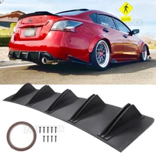 Shark Fin Rear Diffuser Bumper Spoiler Lip Splitter For Nissan Altima Sedan